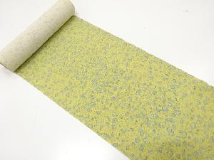 アンティーク　花更紗模様　着尺反物